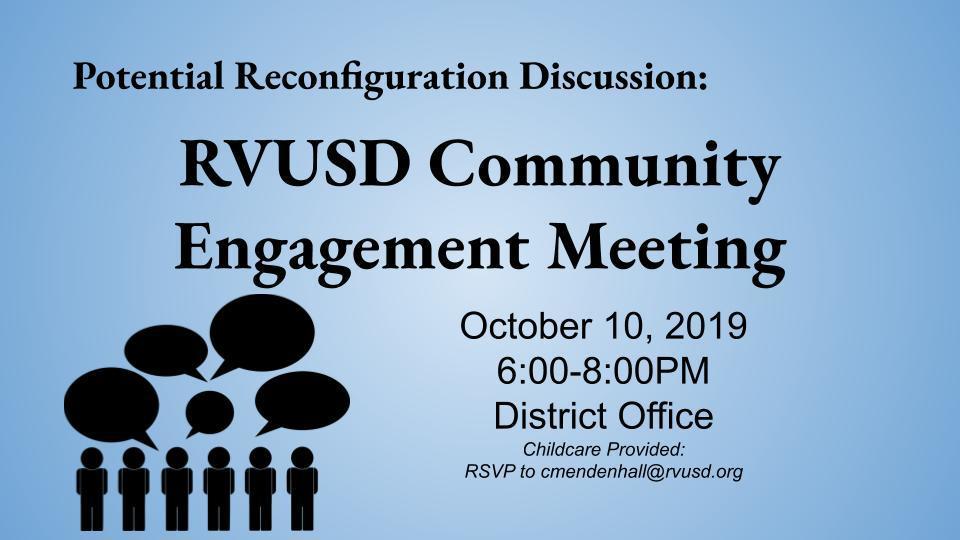 Community Engagement Meeting October 10th