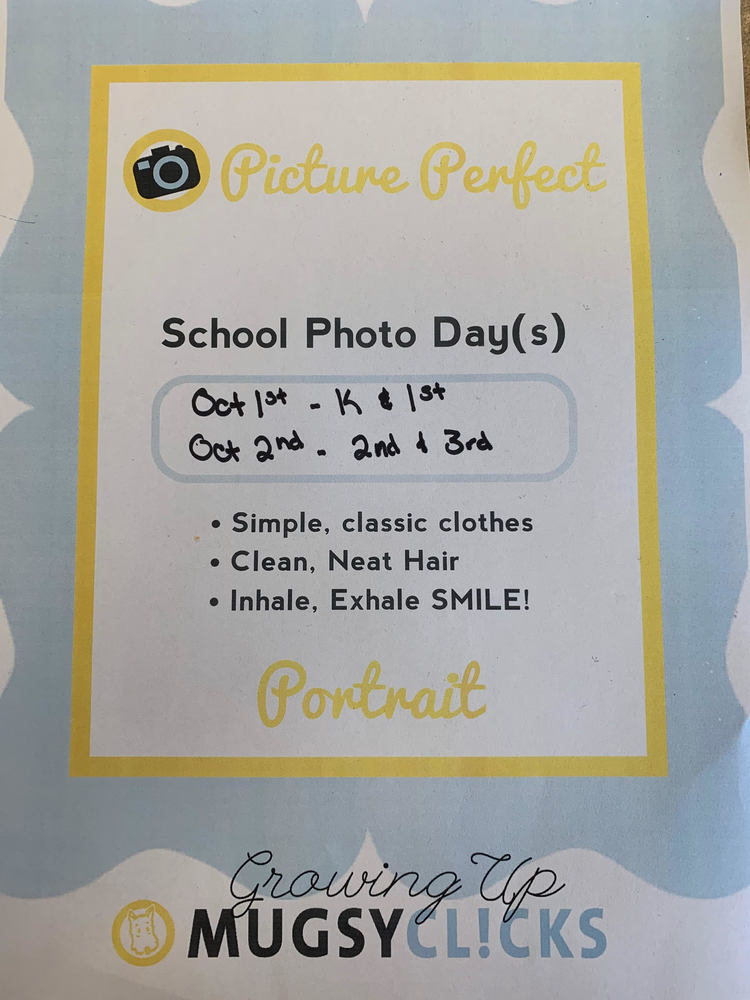 Picture Day is coming soon!