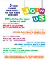 New Middle School Classes Through RVEF