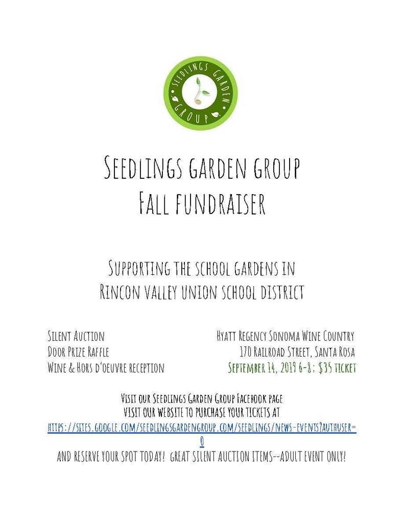 Seedlings Garden Group Fall Fundraiser